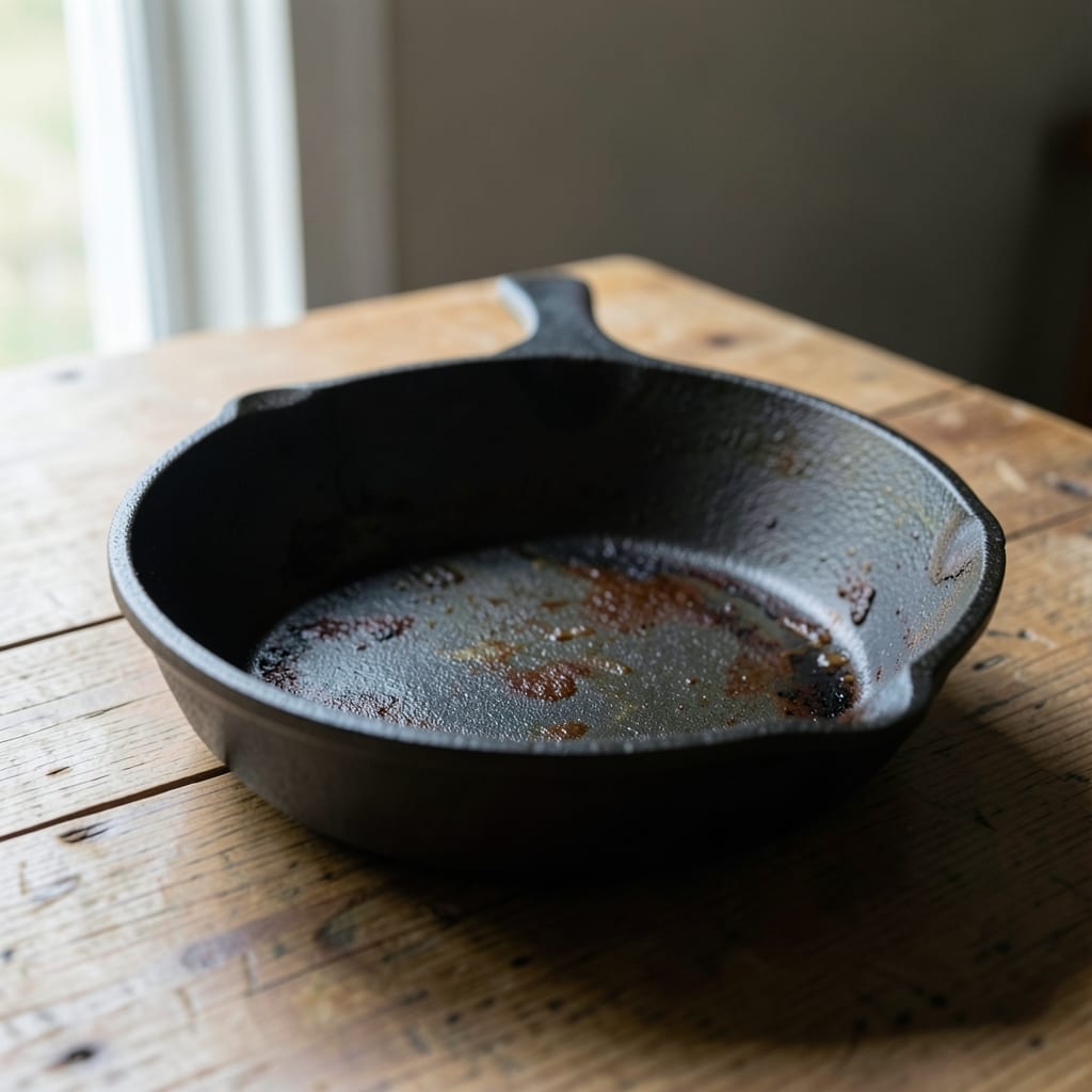 The cast iron skillet
